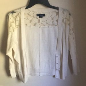 Waist high cardigan